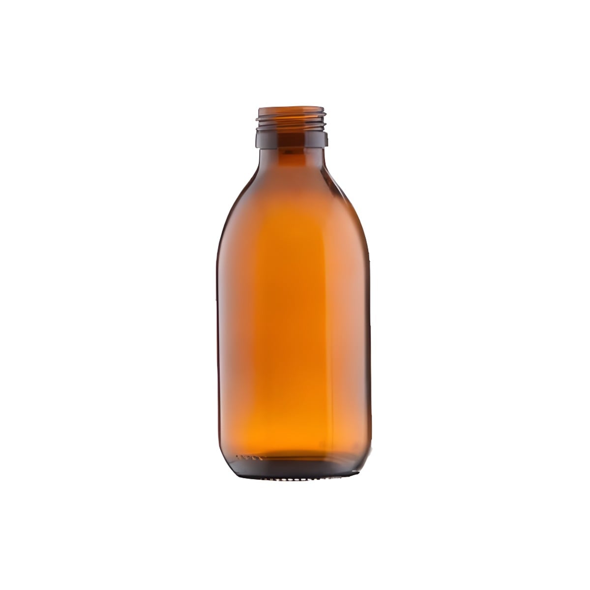 200 Ml  Brun Glasflaske 28 410