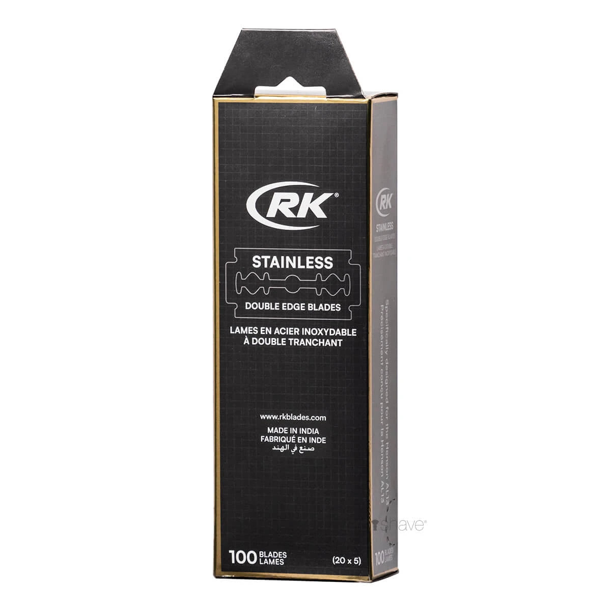 Henson Shaving Rk Shaving Stainless De-barberblade Stang 20x5 Stk 100 Stk