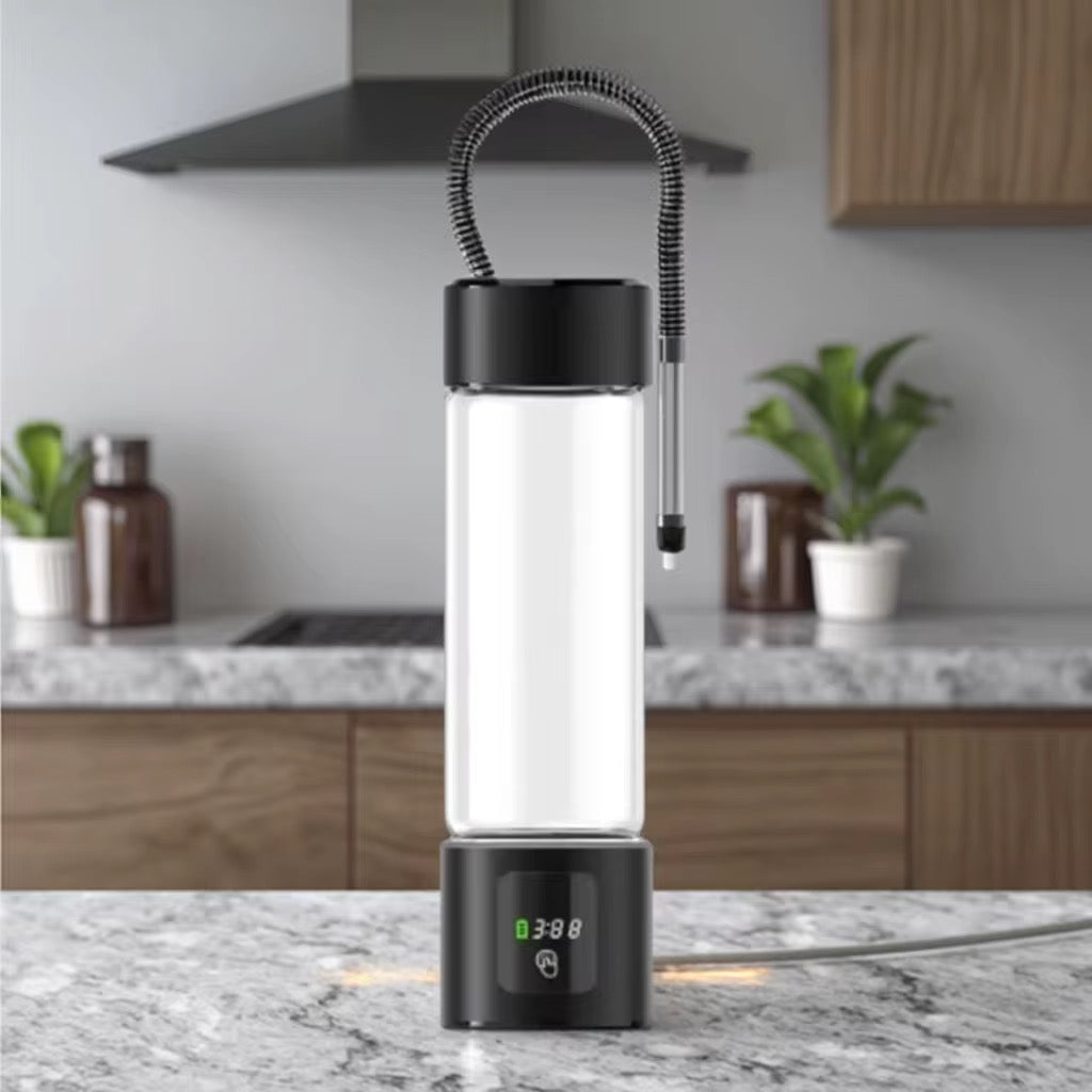 En Hydro Enhed Drik Eller Inhaler Sort