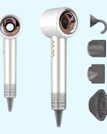 Ionic Proff Hårtørre Gratis Fragt Salon Model  Lang Ledning  Leveres Sidst   Nov   Hvid