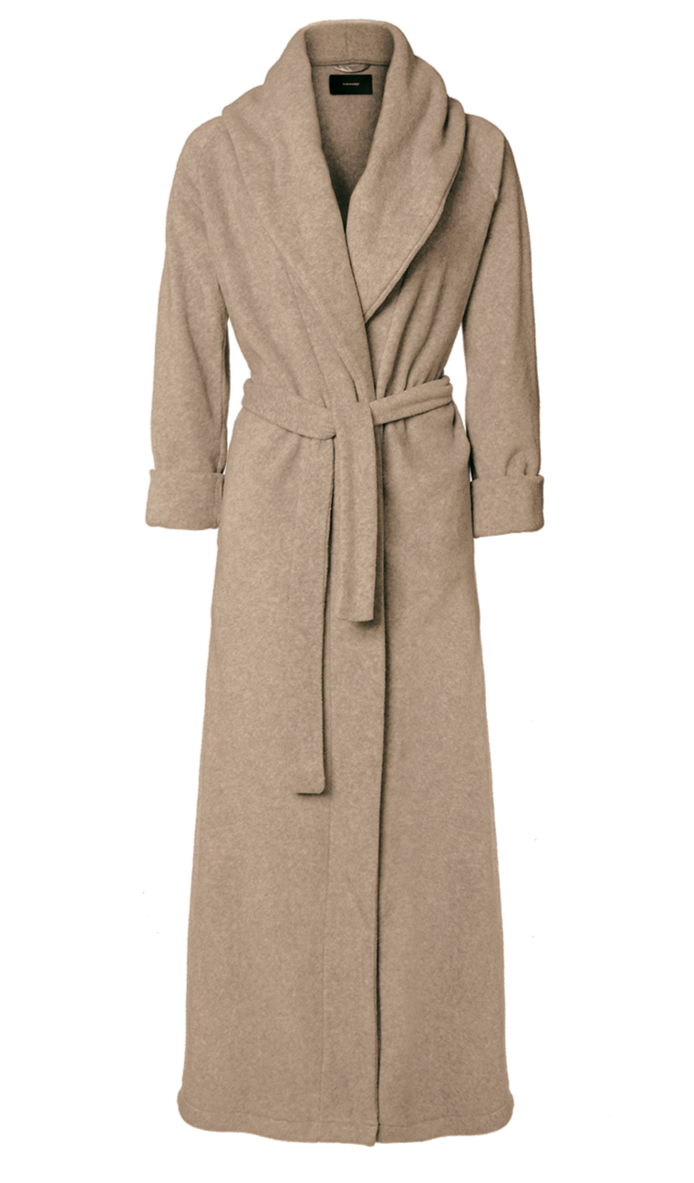 Karmameju Fleece Badekåbe  Him   Her  Beige
