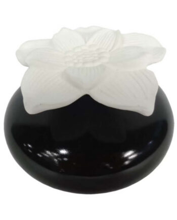 Apos Blomsten Apos  Sort   Hvid Keramisk Diffuser
