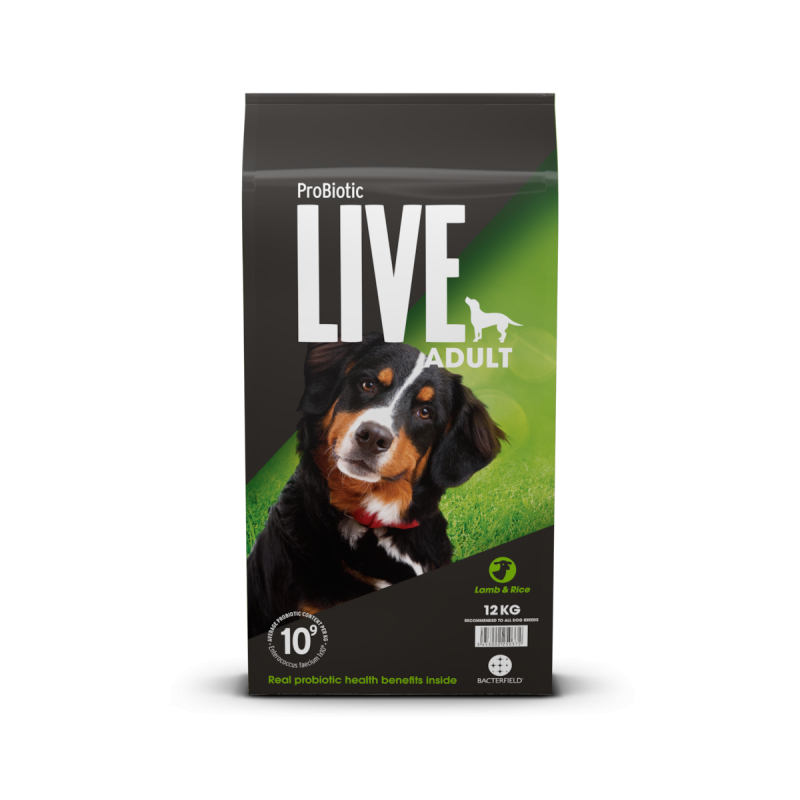 12 Kg  Probiotic Live Adult Voksenfoder Med Lam