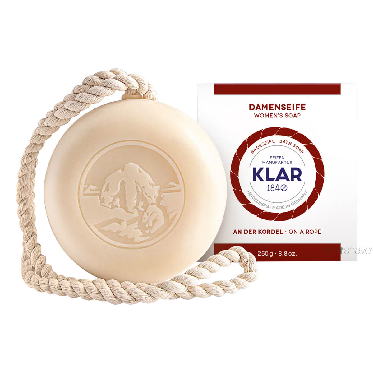 Klar Seifen Badesæbe Til Kvinder På Snor 250 Gr