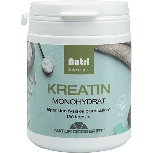 Kreatin Monohydrat Kapsler 180 Kapsler