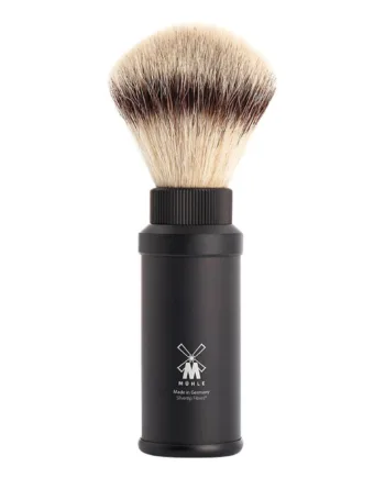 Mühle Shaving Rejsebørste Silvertip Fibreâ  21 Mm  Mat Sort