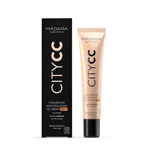 Madara Citycc Hyaluronic Antipollution Cream Spf15 Medium 40 Ml