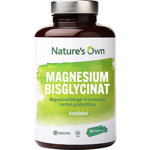 Magnesium Bisglycinat 120 Kapsler