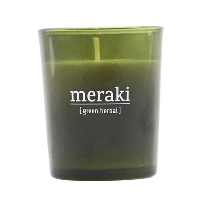 Meraki Duftlys Green Herbal   :     Cm  Dia:     Cm