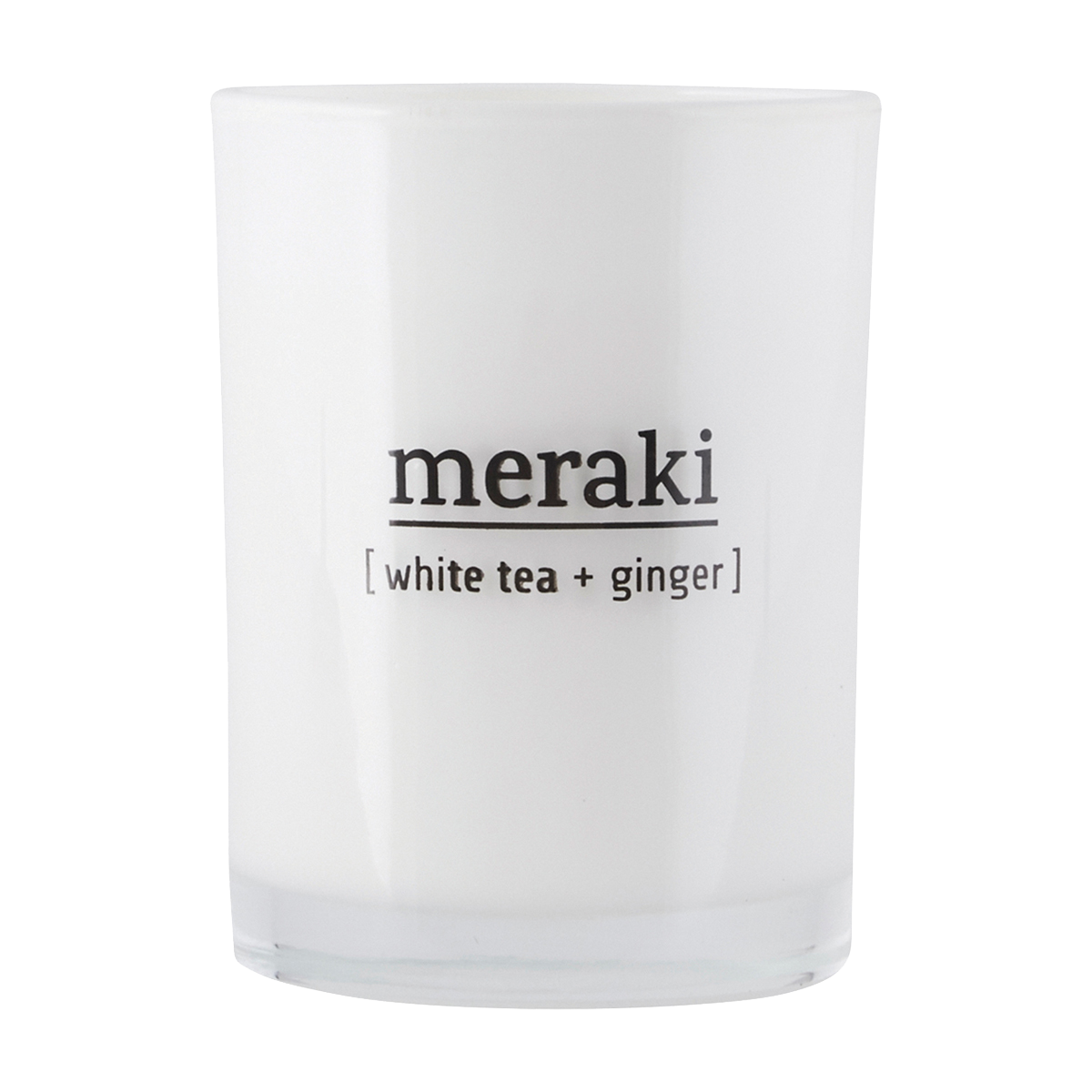 Meraki Duftlys White Tea   Ginger  Dm :   Cm    : 10   Cm