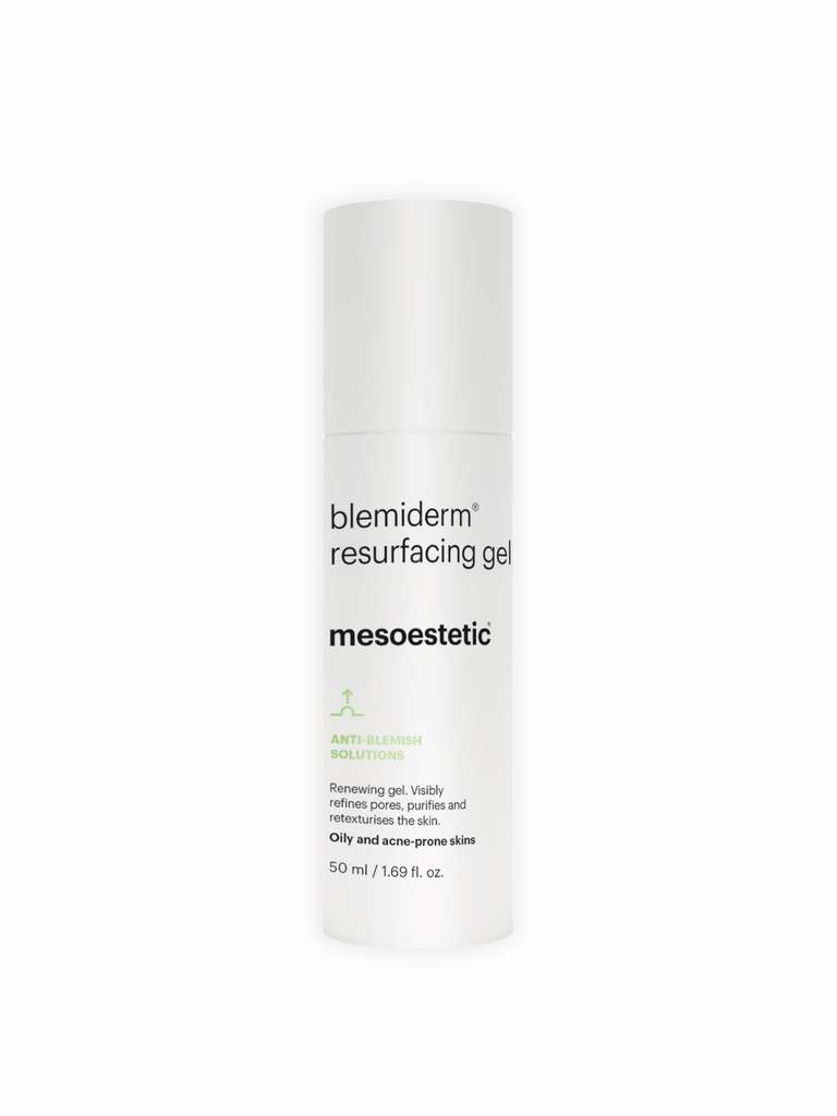 Mesoestetic Blemiderm Resurfacing Gel Hudfornyende Gel Effektiv Mod Akne Og Uren Hud 50 Ml Reducere Store Porer Og Rynker