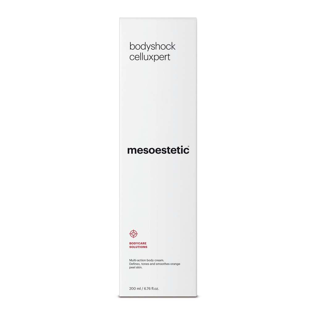 Mesoestetic Bodyshock Celluxpert Opstrammende Creme Gel Der Modvirker Strækmærker Og Appelsinhud 250 Ml Forfriskende Og Stimulerende Effekt