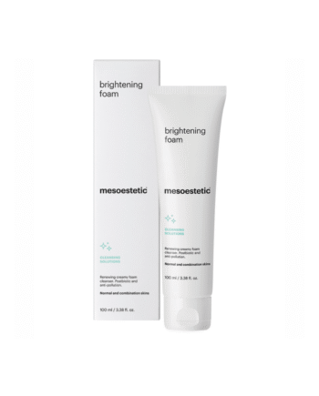 Mesoestetic Brightening Foam Blegende Skum   Lysner Huden Effektiv Mod Mørke Pletter På Huden 100 Ml  Renseskum Til Ansigtet