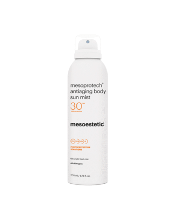 Mesoestetic Mesoprotech Antiaging Body Sun Mist 30  Antiage Solcreme   Mist Med God Solbeskyttelse 200 Ml  Velegnet Til Sport Og Udendørsbrug