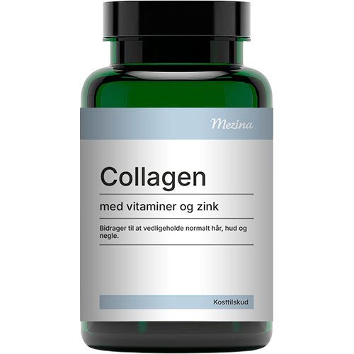Mezina Collagen Med Vitaminer Og Zink 120 Kapsler