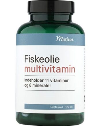 Mezina Fiskeolie Multivitamin 120 Kapsler