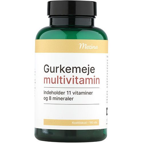 Mezina Mezina Gurkemeje Multivitamin 180 Tabletter