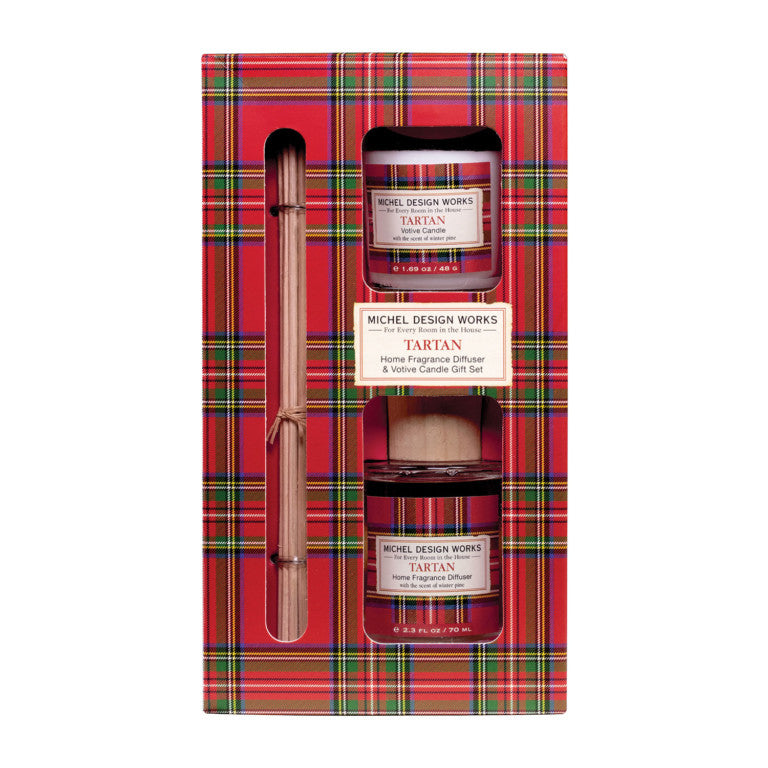 Michel Design Duftpinde- Og Lys Tartan