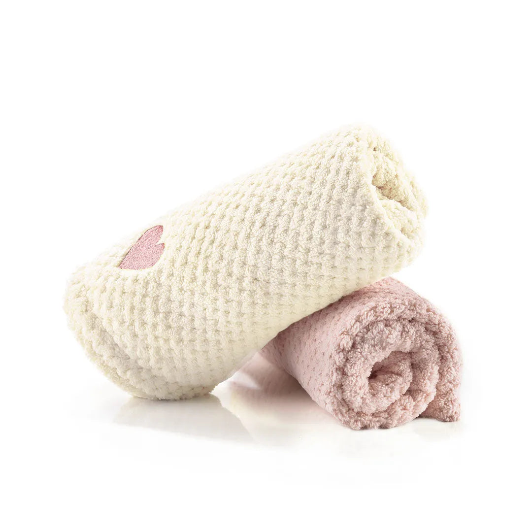Mikrofiber Håndklæde Til Hår Rosa   Stk   Pudder   Stk Spar 15