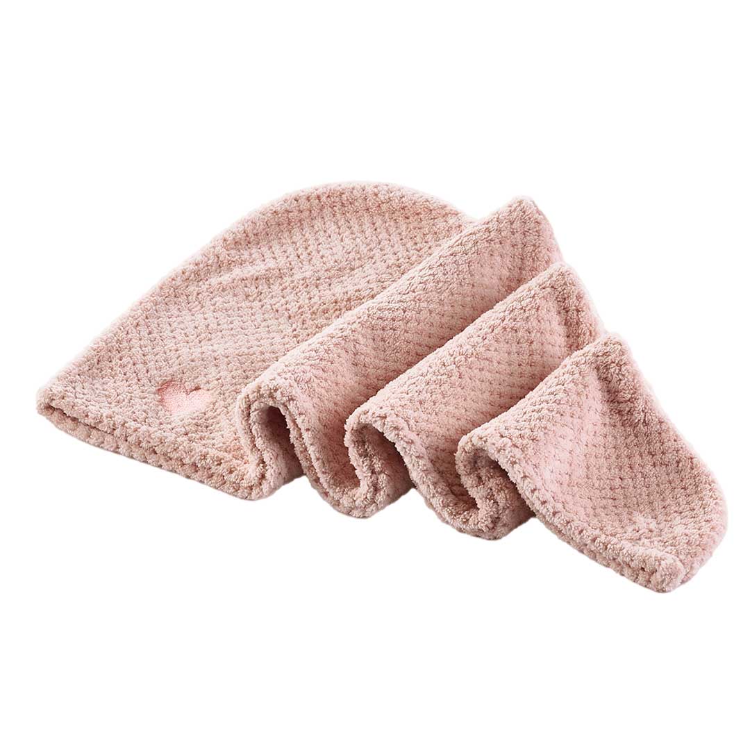 Mikrofiber Håndklæde Til Hår Rosa