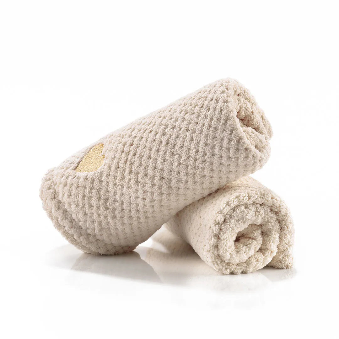 Mikrofiber Håndklæde Til Hår Sand   Stk Spar 15