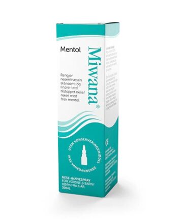 Miwana Næsespray Mentol 30 Ml