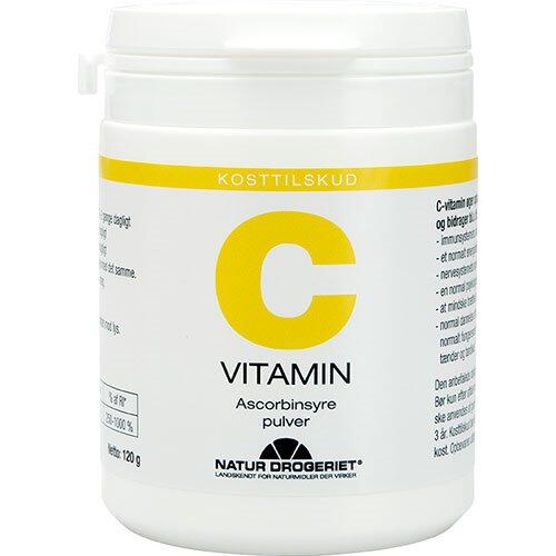 Natur-drogeriet:   Vitamin Ascorbinsyre Pulver  120g