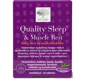 New Nordic Quality Sleep   Muscle Rest 60 Tabl