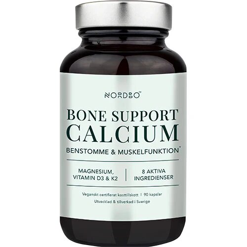 Nordbo Bone Support Calcium 90 Kapsler