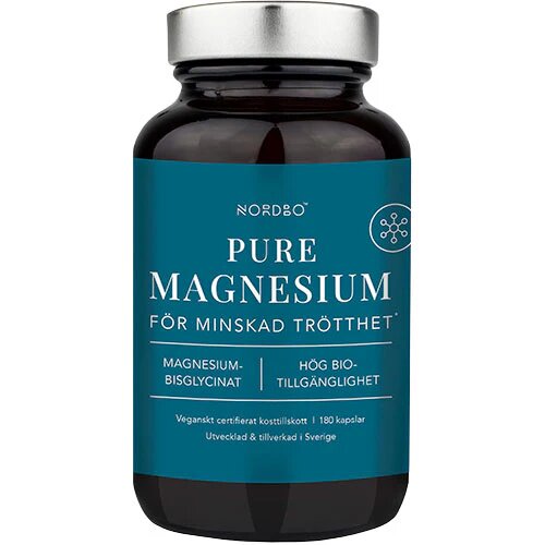 Nordbo Pure Magnesium 180 Kapsler