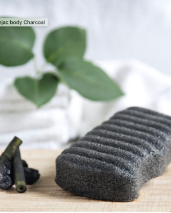 Organic Konjac Bamboo Charcoal Body Svamp