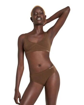 Padded Shaper Crop Bra Nude   Str