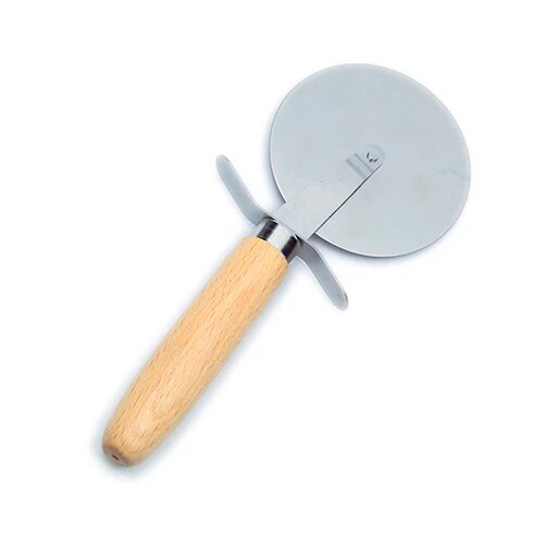 Pizzaskærer 20 Cm Skaft Bøgetræ Stk