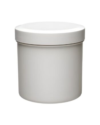 125 Ml  Hvid Plast Dåse