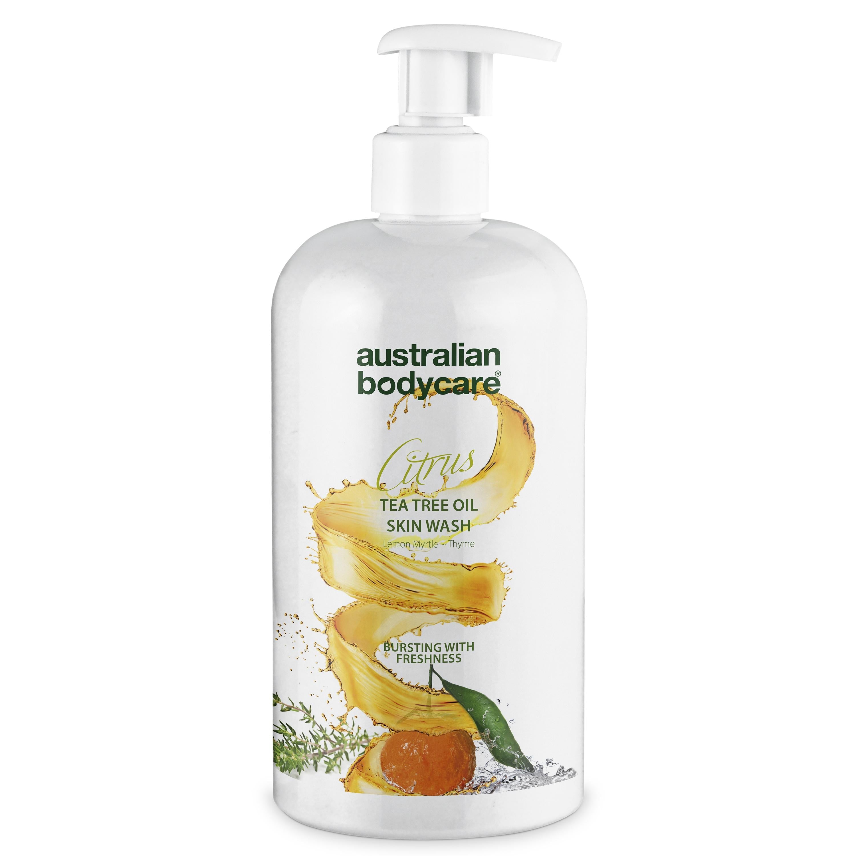 Professionel Citrus Skin Wash    Professionel Body Wash Med Tea Tree Oil Og Citrus Til Daglig Brug 500 Ml