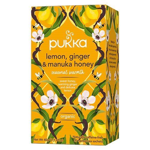Pukka Lemon  Ginger   Manuka Honey Te     20br