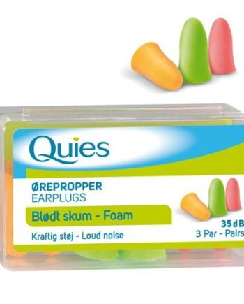 Quies ørepropper Skum   Par   æske    Stk