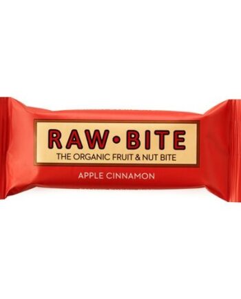 Rawbite Apple Cinnamon   Frugt- Og Nøddebar  50