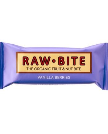 Rawbite Vanilla Berries   Frugt- Og Nøddebar  50