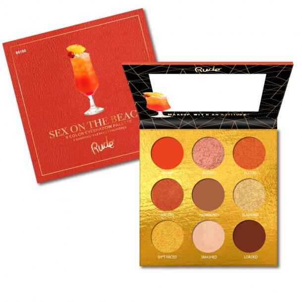 Rude Cosmetics Cocktail Party   Eyeshadow Palette Sex On The Beach