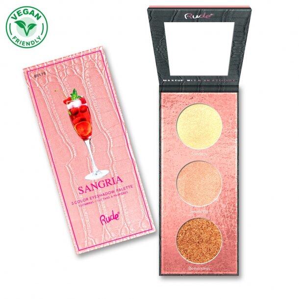 Rude Cosmetics Cocktail Party Highlight Eyeshadow Palette Sangria