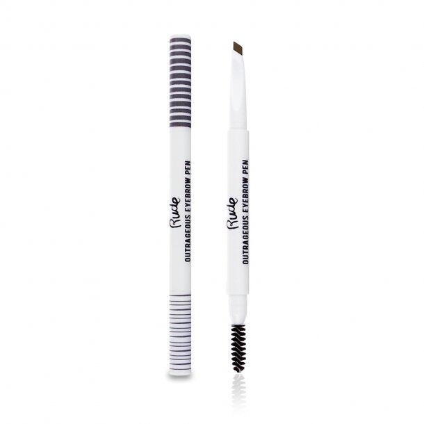 Rude Cosmetics Outrageous Eyebrow Pen Black Brown