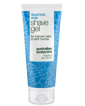 Salicylsyre Barbergel Mod Indgroede Hår Og Barberknopper    Shave Gel Mod Indgroede Hår   Røde Knopper  Sikrer Glat Barbering Med Salicylsyre  Glycerin Og Panthenol For En Irritationsfri Barbering