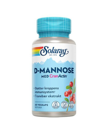Solaray  -mannose    Cranactin 60 Kapsler