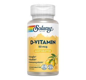 Solaray  -vitamin 50 Mcg Sugetablet  60 Kap