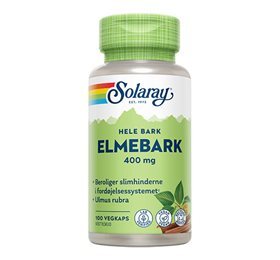 Solaray Elmebark Slippery Elm 400 Mg  100kap