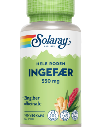 Solaray Ingefær 550 Mg  100 Kapsler
