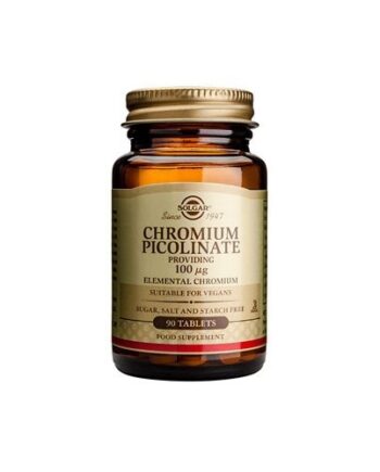 Solgar Chrom Picolinat 100mg  Chromium  90 Tabl