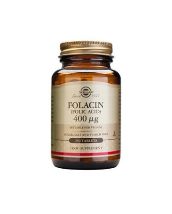 Solgar Folsyre 400 Mcg  Folacin  250 Tabl