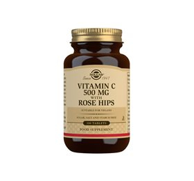 Solgar Vitamin   500 Mg Med Hyben 100 Tab